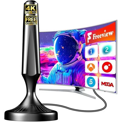 producent niezdefiniowany Antena Tv Wewnętrzna 360° 4k 1080p Magnetyczna Kabel 5m Tdt Hdtv producent niezdefiniowany Antena Tv Wewnętrzna 360° 4k 1080p Magnetyczna Kabel 5m Tdt Hdtv