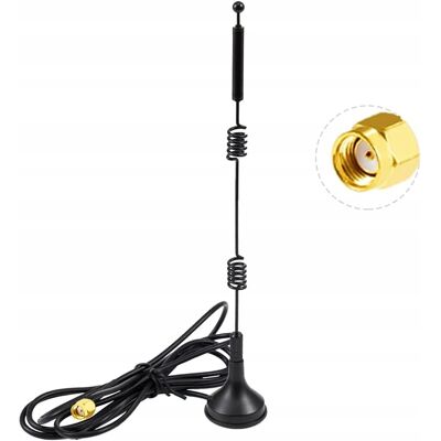 Inny producent Antena Wifi Podwójna Częstotliwość 8dbi Kabel 1.5m Rp-Sma Dookólna Inny producent Antena Wifi Podwójna Częstotliwość 8dbi Kabel 1.5m Rp-Sma Dookólna