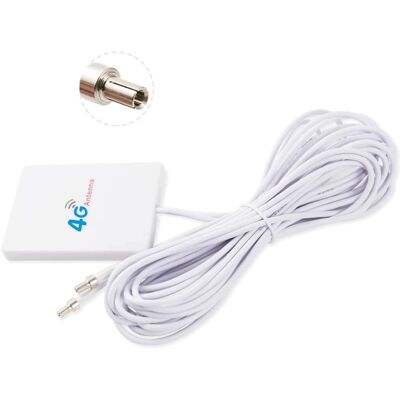 Inny producent Antena Wzmacniacz Sygnału Wifi 5dbi Kabel 3m Złącze Ts9 Patch Nowy Inny producent Antena Wzmacniacz Sygnału Wifi 5dbi Kabel 3m Złącze Ts9 Patch Nowy