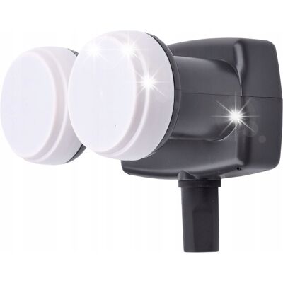 Inny producent Konwerter LNB Single Monoblock 2x SAT do Dekodera i Anteny Satelitarnej H/A Inny producent Konwerter LNB Single Monoblock 2x SAT do Dekodera i Anteny Satelitarnej H/A