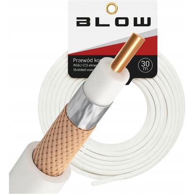 Inny producent Przewód Koncentryczny Rg6 Kabel Antenowy Tv Sat Zewnętrzny Wtyk F Hd 4k Inny producent Przewód Koncentryczny Rg6 Kabel Antenowy Tv Sat Zewnętrzny Wtyk F Hd 4k