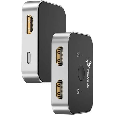 Reagle Switch Hdmi 2.1 2x1 Splitter 1x2 Rozdzielacz 4k 144hz Reagle Switch Hdmi 2.1 2x1 Splitter 1x2 Rozdzielacz 4k 144hz