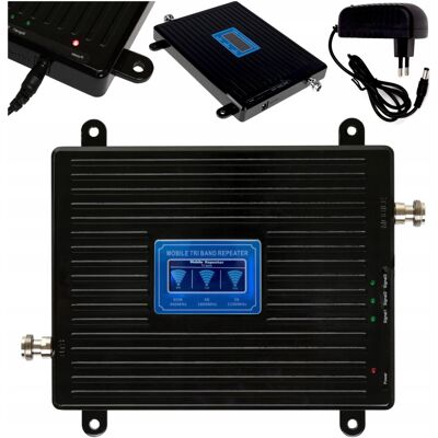 Inny producent Wzmacniacz Sygnału Zestaw Gsm 3g 4g Lte Bts Play Repeater Antenowy, Poprawa Zasięgu Sieci Komórkowej, Zysk Uplink 55 Db Inny producent Wzmacniacz Sygnału Zestaw Gsm 3g 4g Lte Bts Play Repeater Antenowy, Poprawa Zasięgu Sieci Komórkowej, Zysk Uplink 55 Db