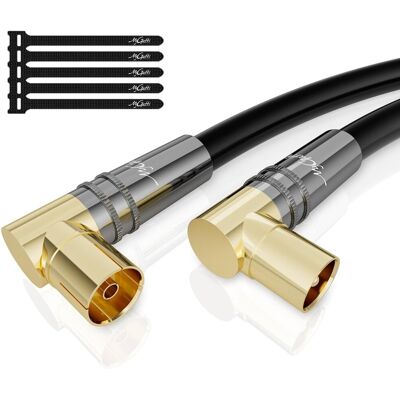 Inny producent Kabel Antenowy Rg6 4k 1,5 M, 90° Kątowy Kabel Satelitarny, Koncentryczny Kabel Hd Tv-75 Omów, Pozłacane Iec Wytrzymałe Metalowe Złącza, Do Telewizor.. Inny producent Kabel Antenowy Rg6 4k 1,5 M, 90° Kątowy Kabel Satelitarny, Koncentryczny Kabel Hd Tv-75 Omów, Pozłacane Iec Wytrzymałe Metalowe Złącza, Do Telewizor..