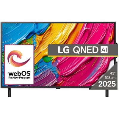LG 43QNED80A3A 43' Smart TV UHD z webOS 25 - Czarny LG 43QNED80A3A 43' Smart TV UHD z webOS 25 - Czarny
