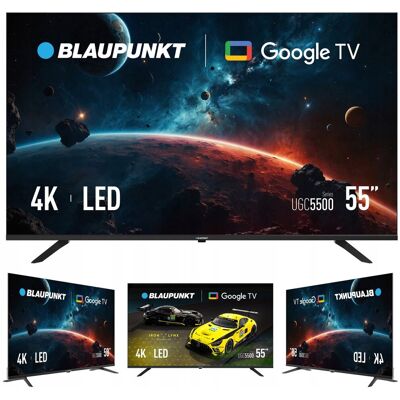 Telewizor 55' Smart TV LED Blaupunkt Google TV 4K HDR Bluetooth Android TV Telewizor 55' Smart TV LED Blaupunkt Google TV 4K HDR Bluetooth Android TV