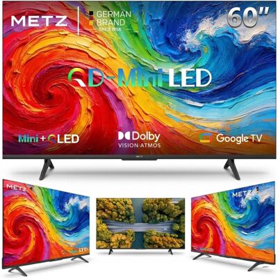 Telewizor 60' Qd-Mini Led Metz 60mnh7000z Google Tv Wifi Smart Tv Dvbt2 Hdr Telewizor 60' Qd-Mini Led Metz 60mnh7000z Google Tv Wifi Smart Tv Dvbt2 Hdr