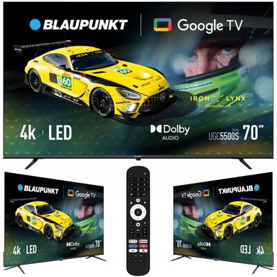 Telewizor 70' Smart TV LED Blaupunkt 70UGC5500S Google TV 4K HDR Bluetooth Telewizor 70' Smart TV LED Blaupunkt 70UGC5500S Google TV 4K HDR Bluetooth