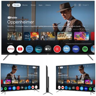 Inny producent Telewizor Google TV Q.Bell 50' QT50UGF9A 4K HDR Smart DVB-T2 LED BEZRAMKOWY Inny producent Telewizor Google TV Q.Bell 50' QT50UGF9A 4K HDR Smart DVB-T2 LED BEZRAMKOWY