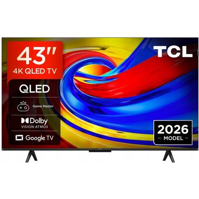 Telewizor Tcl 43p7l 43” Qled 4k Uhd Google Tv Dolby Vision Dolby Atmos Hdr Telewizor Tcl 43p7l 43” Qled 4k Uhd Google Tv Dolby Vision Dolby Atmos Hdr