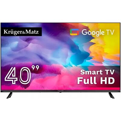 Krüger&Matz Telewizor Kruger&matz; 40' Fhd Google Tv 5.0 Dvb-T2/s2/t/c H.265 Hevc Smart Krüger&Matz Telewizor Kruger&matz; 40' Fhd Google Tv 5.0 Dvb-T2/s2/t/c H.265 Hevc Smart