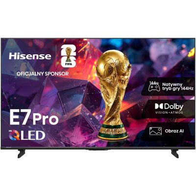 Telewizor Hisense 55E7S PRO QLED 55” 4K UHD 144Hz VIDAA HDR Subwoofer Telewizor Hisense 55E7S PRO QLED 55” 4K UHD 144Hz VIDAA HDR Subwoofer