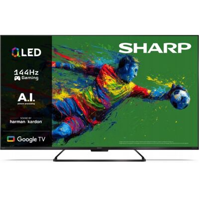 Telewizor SHARP 50HR8465E QLED 4K UHD Smart Dolby Vision HDR 144Hz czarny Telewizor SHARP 50HR8465E QLED 4K UHD Smart Dolby Vision HDR 144Hz czarny