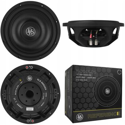 Głośniki Samochodowe Dls Rcw12.D2 Audio 600w 300mm Jednodrożne Głośniki Samochodowe Dls Rcw12.D2 Audio 600w 300mm Jednodrożne