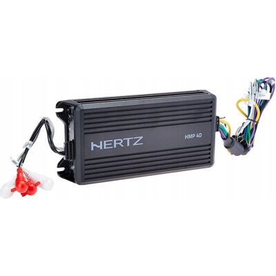 Wzmacniacz Hertz Hmp4d 4-Kanałowy 600 W Do Motocykli, Quadów Wzmacniacz Hertz Hmp4d 4-Kanałowy 600 W Do Motocykli, Quadów