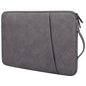 D-pro Torba etui pokrowiec Sheepskin na laptopa Apple MacBook Air Pro 13 14 15 (Ciemny Szary)