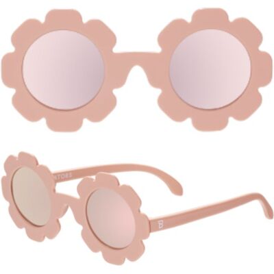 Okulary Przeciwsłoneczne Babiators (Polaryzacja) 'Flower Peachy Keen' Rose Gold Mirrored Lens (2023) - Rozmiar : 3-5+ Okulary Przeciwsłoneczne Babiators (Polaryzacja) 'Flower Peachy Keen' Rose Gold Mirrored Lens (2023) - Rozmiar : 3-5+