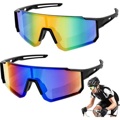 Inny producent Okulary 2 Sztuki Sportowe Polaryzacyjne Ochronne Uniwersalne Kolorowe Inny producent Okulary 2 Sztuki Sportowe Polaryzacyjne Ochronne Uniwersalne Kolorowe