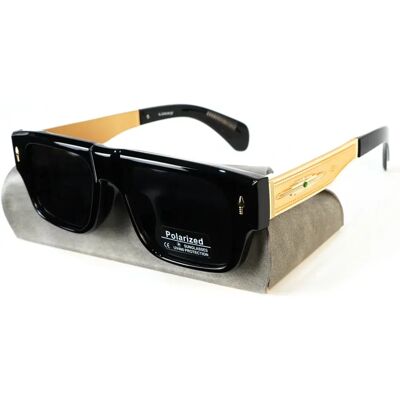 Okulary Przeciwsłoneczne Lucky Polaryzacyjne Czarno Złote Męskie Damskie Empyrean Black Gold Filtr Uv400 Duże Klasyczne Luksusowe Okulary Przeciwsłoneczne Lucky Polaryzacyjne Czarno Złote Męskie Damskie Empyrean Black Gold Filtr Uv400 Duże Klasyczne Luksusowe