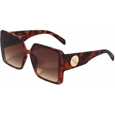 Okulary Przeciwsłoneczne Nicole Lee Pikowane Zauszniki Leopard Eleganckie Okulary Przeciwsłoneczne Nicole Lee Pikowane Zauszniki Leopard Eleganckie
