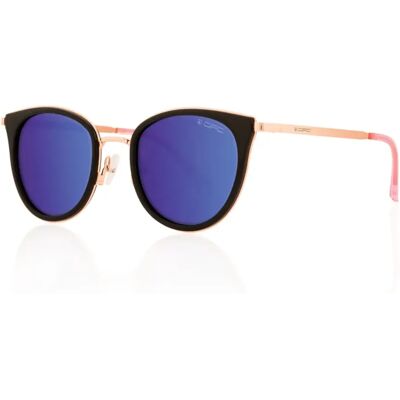 Okulary Przeciwsłoneczne Opc Fashion Palermo Matt Black - Gold/ Blue Revo + Etui / Opc Okulary Przeciwsłoneczne Opc Fashion Palermo Matt Black - Gold/ Blue Revo + Etui / Opc
