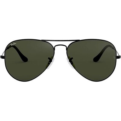 Okulary przeciwsłoneczne Ray-Ban RB3025 L2823 Aviator – 58 mm – czarno-zielone Okulary przeciwsłoneczne Ray-Ban RB3025 L2823 Aviator – 58 mm – czarno-zielone