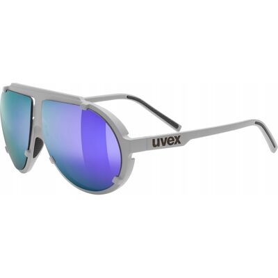 Okulary przeciwsłoneczne UVEX Esntl Pina grey matt/mirror purple OS Okulary przeciwsłoneczne UVEX Esntl Pina grey matt/mirror purple OS
