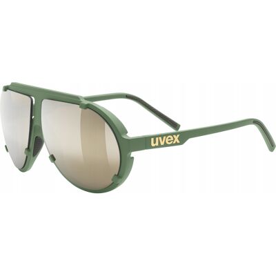 Okulary przeciwsłoneczne UVEX Esntl Pina moss green matt/mirror gold OS Okulary przeciwsłoneczne UVEX Esntl Pina moss green matt/mirror gold OS