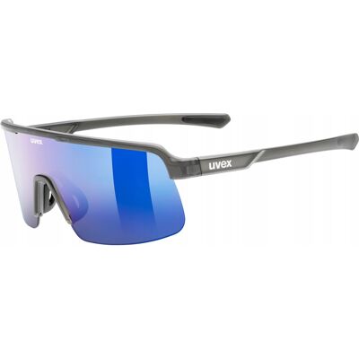 Okulary rowerowe przeciwsłoneczne UVEX Dyrt smoke matt/mirror blue (S3) Okulary rowerowe przeciwsłoneczne UVEX Dyrt smoke matt/mirror blue (S3)
