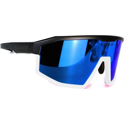 Okulary Sportowe Lucky Rebel Rowerowe Biegowe Bieganie Black White Blue Damskie Przeciwsłoneczne Lustrzane Kolarskie Na Rower Do Biegania Okulary Sportowe Lucky Rebel Rowerowe Biegowe Bieganie Black White Blue Damskie Przeciwsłoneczne Lustrzane Kolarskie Na Rower Do Biegania