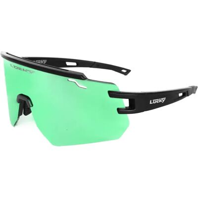 Lucky Okulary Sportowe Rowerowe Biegowe Bieganie Black Green Damskie Przeciwsłoneczne Lustrzane Kolarskie Rowerowe Do Biegania Lucky Okulary Sportowe Rowerowe Biegowe Bieganie Black Green Damskie Przeciwsłoneczne Lustrzane Kolarskie Rowerowe Do Biegania