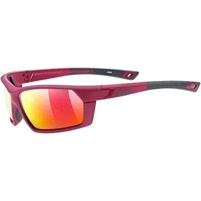 Uvex Okulary Przeciwsłoneczne, Sportstyle 225 Pola Red Grey Mat 3530 2020, Czerwony Uvex Okulary Przeciwsłoneczne, Sportstyle 225 Pola Red Grey Mat 3530 2020, Czerwony