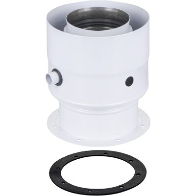 SPIROFLEX 60/100-80/125 Adapter kondensacyjny T biały SPIROFLEX 60/100-80/125 Adapter kondensacyjny T biały