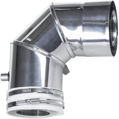 SPIROFLEX 60/100 Adapter Ak (Kolanowy) Z Króćcami Pomiarowymi Acv Ilea SPIROFLEX 60/100 Adapter Ak (Kolanowy) Z Króćcami Pomiarowymi Acv Ilea