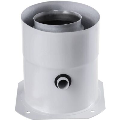 SPIROFLEX 60/100 Adapter Im Z Odskraplaczem Biały SPIROFLEX 60/100 Adapter Im Z Odskraplaczem Biały