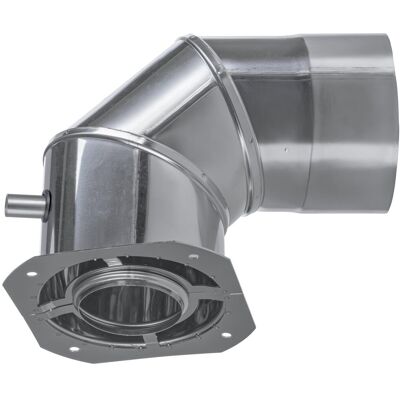 SPIROFLEX 60/100 Adapter Imk (Kolanowy) Z Odskraplaczem SPIROFLEX 60/100 Adapter Imk (Kolanowy) Z Odskraplaczem