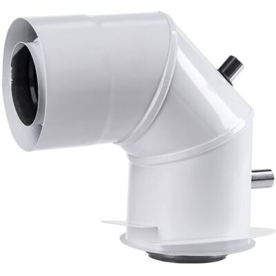SPIROFLEX 60/100 Adapter Kondensacyjny Sk Z Odskraplaczem Biały SPIROFLEX 60/100 Adapter Kondensacyjny Sk Z Odskraplaczem Biały