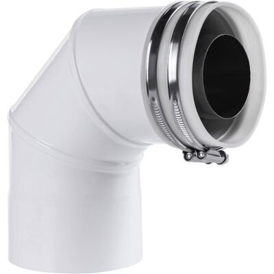 SPIROFLEX 60/100 adapter VK (kolanowy) biały SPIROFLEX 60/100 adapter VK (kolanowy) biały