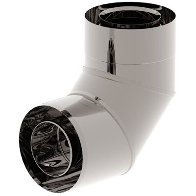 SPIROFLEX 60/100 turbo kolano dwuścienne (n) 90 st. SPIROFLEX 60/100 turbo kolano dwuścienne (n) 90 st.