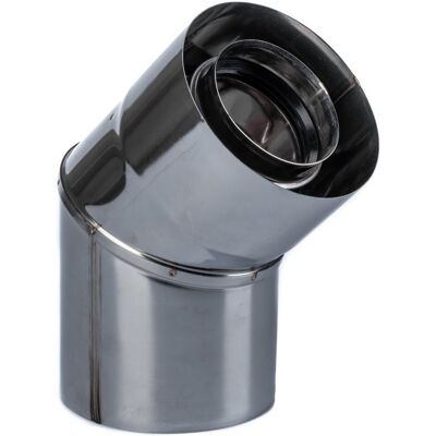 SPIROFLEX 60/100 turbo (nv) kolano dwuścienne 45 st. SPIROFLEX 60/100 turbo (nv) kolano dwuścienne 45 st.