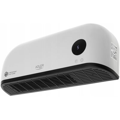 Adler LED Nagrzewnica AD 7751 Kurtyna powietrzna 2000 W Biały Adler LED Nagrzewnica AD 7751 Kurtyna powietrzna 2000 W Biały