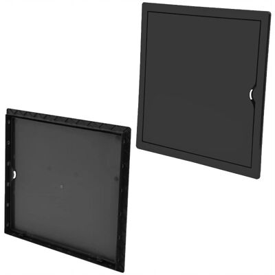 airRoxy Drzwiczki Rewizyjne 40/40cm Plastikowe Grafitowe Maskownica airRoxy Drzwiczki Rewizyjne 40/40cm Plastikowe Grafitowe Maskownica