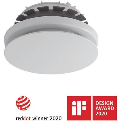 Zehnder Anemostat wywiewny ComfoValve Luna E125, White pakiet 24 szt. Zehnder Anemostat wywiewny ComfoValve Luna E125, White pakiet 24 szt.