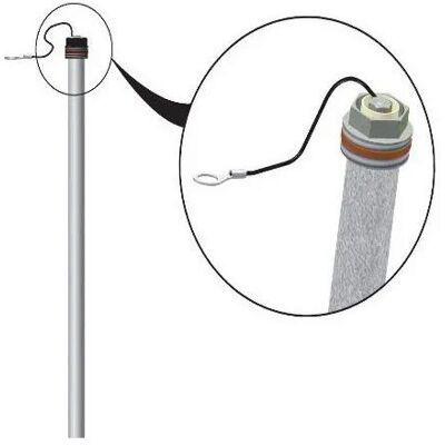 Biawar Anoda odizolowana 3/4' Ø22 x700 Biawar Anoda odizolowana 3/4' Ø22 x700