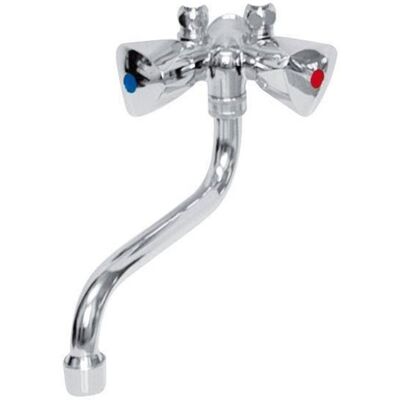 Bateria Trójdrożna Z Wylewką 210 Mm Biawar 21823 Bateria Trójdrożna Z Wylewką 210 Mm Biawar 21823
