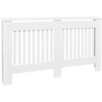 VMP Biała osłona na kaloryfer, płyta MDF, 152 cm VMP Biała osłona na kaloryfer, płyta MDF, 152 cm