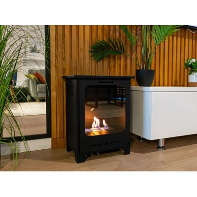 Inny producent Biokominek Koza Mini Czarny Mat Z Szybą Inny producent Biokominek Koza Mini Czarny Mat Z Szybą