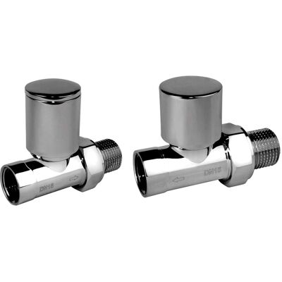 Ferro Dekoracyjny zestaw grzejnikowy prosty chrom Ferro Dekoracyjny zestaw grzejnikowy prosty chrom