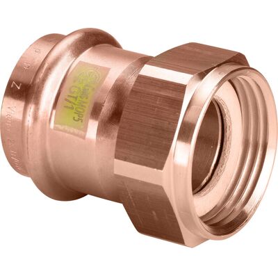 Viega Profipress G Mosiężne Połączenie - 22 mm G 3/4 - System Uszczelniający SC-Contur Viega Profipress G Mosiężne Połączenie - 22 mm G 3/4 - System Uszczelniający SC-Contur