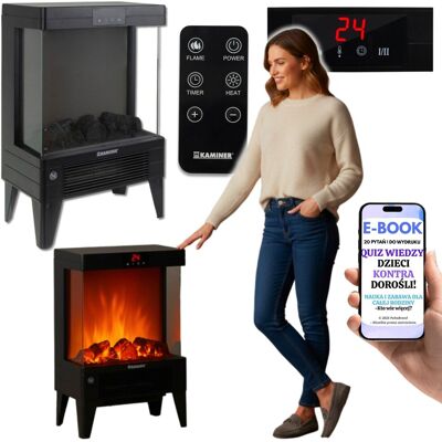Pltb Efekt Płomienia Termowentylator Grzejnik Elektryczny Kominek 2000W Z Efektem Palącego Się Ognia + Ebook-2 Pltb Efekt Płomienia Termowentylator Grzejnik Elektryczny Kominek 2000W Z Efektem Palącego Się Ognia + Ebook-2